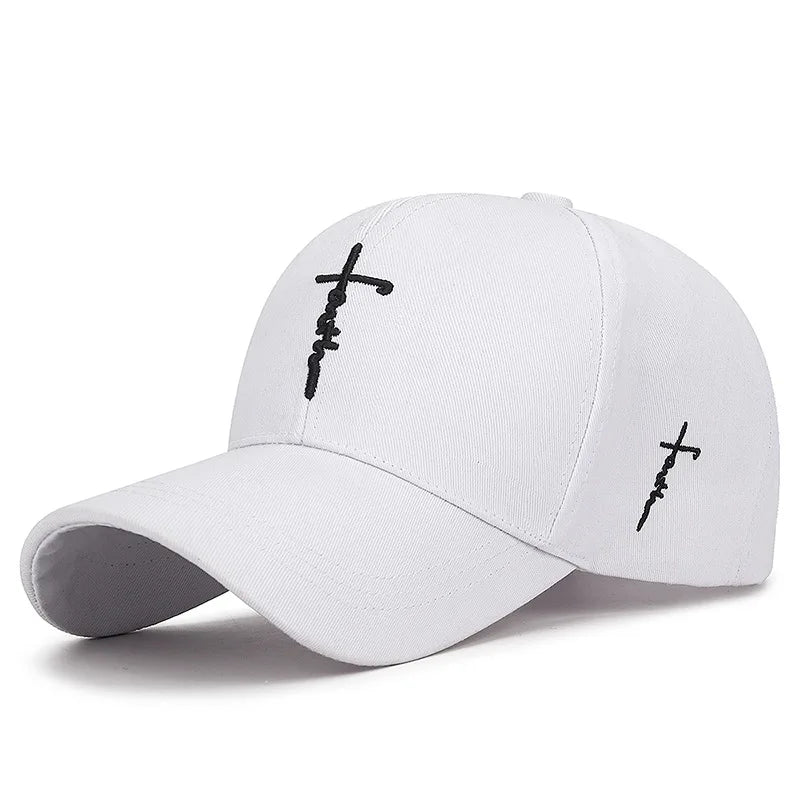 Embroidered Faith Cross Hat