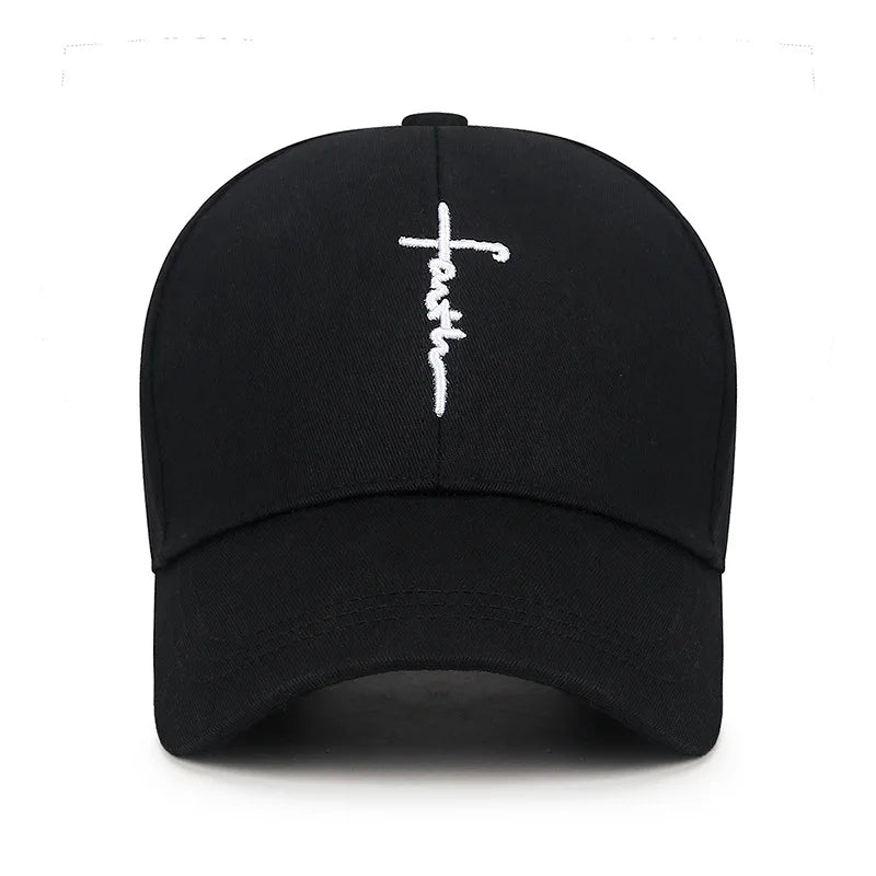 Embroidered Faith Cross Hat