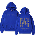 Faith Over Fear Hoodie – Unisex Christian Sweater