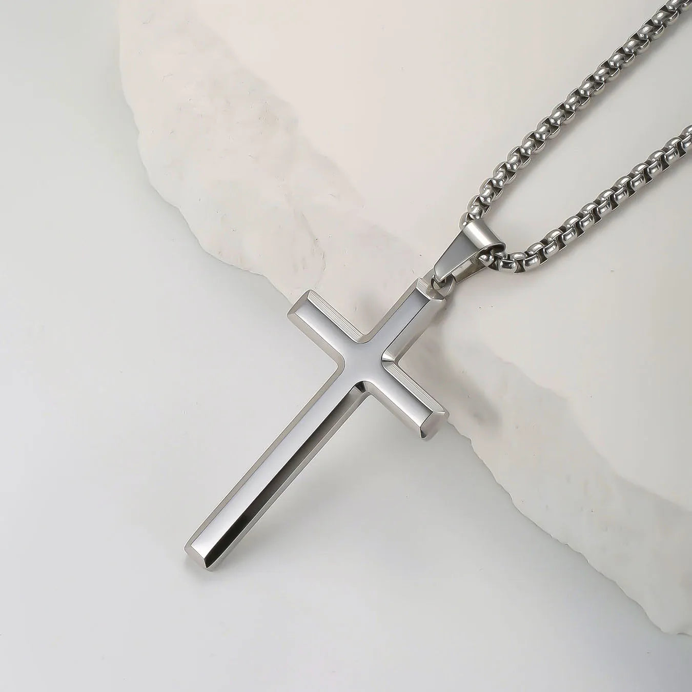 Stainless Steel Cross Necklace