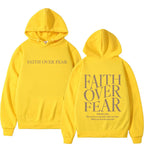 Faith Over Fear Hoodie – Unisex Christian Sweater