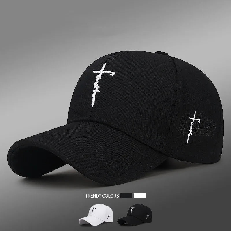 Embroidered Faith Cross Hat
