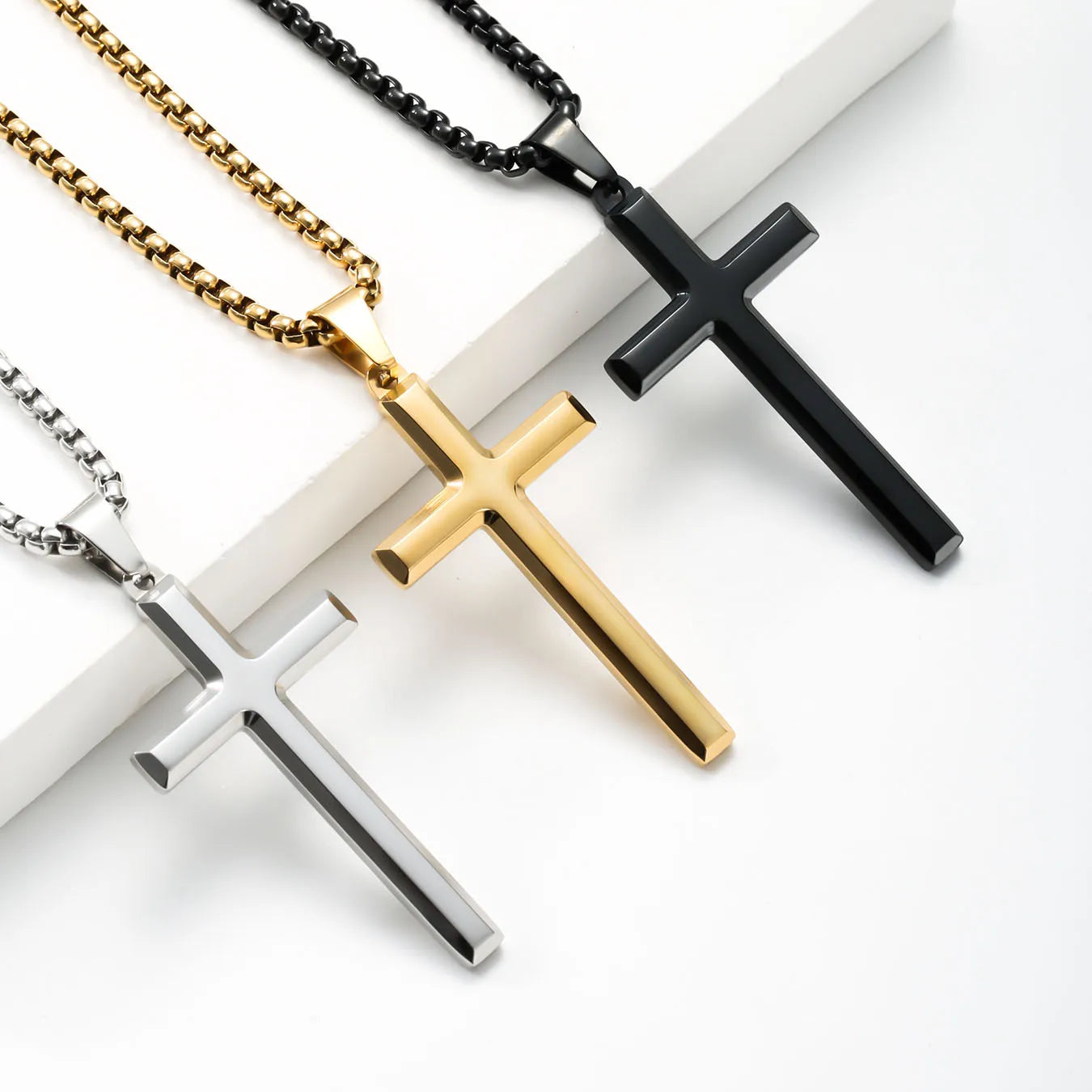 Stainless Steel Cross Necklace