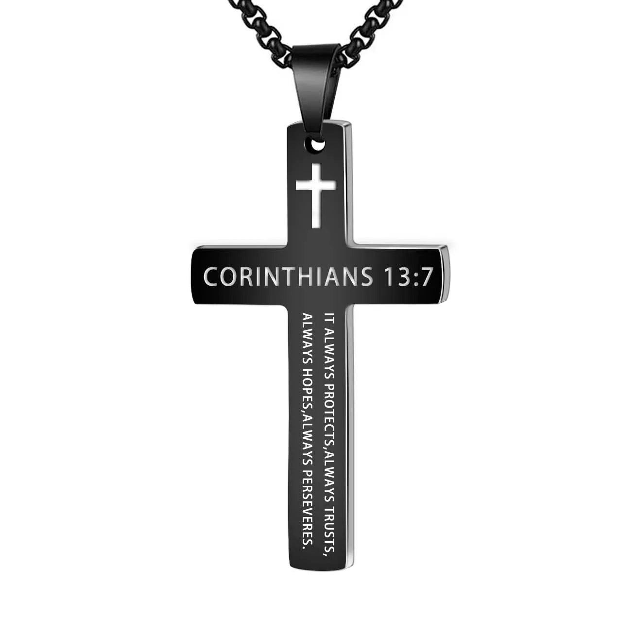 Stainless Steel Cross Necklace