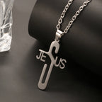 Stainless Steel Cross Necklace