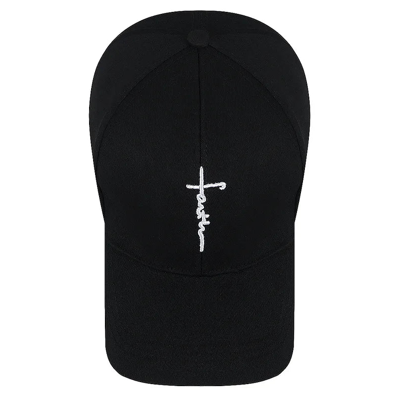 Embroidered Faith Cross Hat