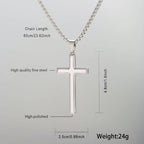 Stainless Steel Cross Necklace